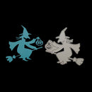halloween magic broom metal cutting dies stencil scrapbook albumembossingcraftX2