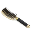 Boar Bristle Hair Brush-Curved And Vented Detangling Hair Brush For Women L A7J2
