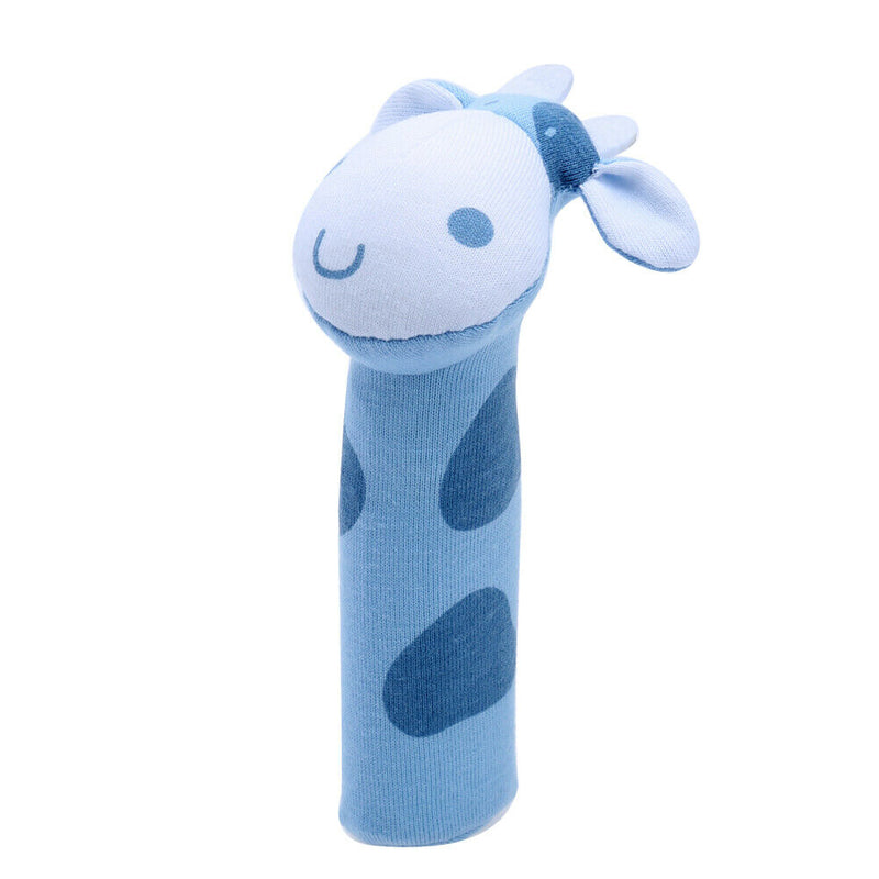 Developmental Animal Soft Stuffed Infant Baby Plush Toys Rattles Kids Cow