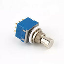 Electric Guitar 3PDT Foot Switch With Blue LED Ring - True Bypass Solder IDX