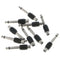 10 Pcs RCA Female Jack To 6.35mm 1/4" Male Mono Plug Audio Adapter Connector FU