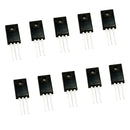 10Pieces 2A 600V 2N60 MOSFET 3-pin N-Channel Field Effect Transistor TO-220F