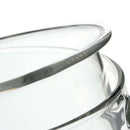 3 In 1 Set Clear Heat Resistant Tea Coffee Cup With Tea Infuser Filter Lid  D9K7