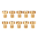 Copper Main Jet Kit 115 116 118 120 122 124 125 126 128 130 Injectors Nozzle
