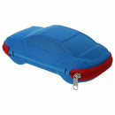 Car Shape Kids Spectacles Eyeglasses Glasses Zip Case Blue