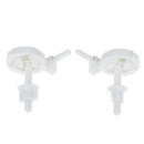 1pcs Plastic Toilet Seat Screws Fixings Fit Toilet Seats Hinges Repair Tools N3C