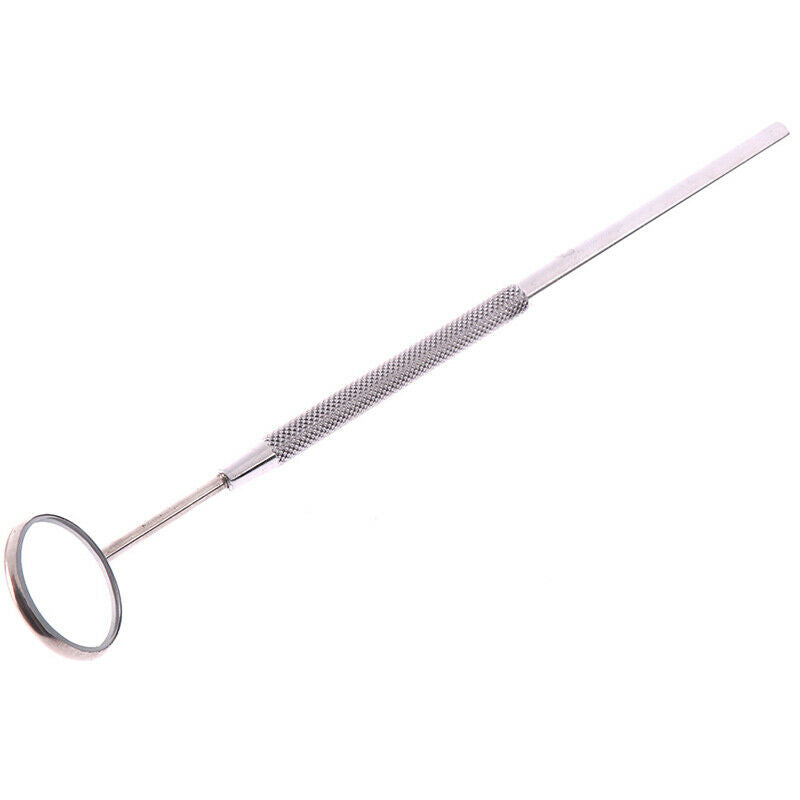 Stainless Steel Makeup Mirror Checking Eyelash Extension Dental Oral Mirror  Kw
