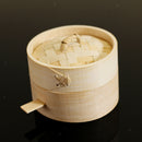 Kitchen Bamboo Steamer Basket Food Steamer for Dim Sum Dumpling 10cm