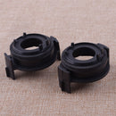 2pcs H7 Headlight Bulbs Clip Adapter Socket Holder Fit For BMW E46 E90 3er