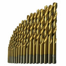 50 Pcs Titanium Coated High Speed Steel Drill Bit Set Tool 1/1.5/2/2.5/3mm