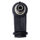 DC In-Line Plug Socket Jack Connector Male Right Angle Plug 2.1mm 5pcs R9H1
