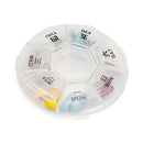 7 Day Pill Box Organizer Daily Weekly Tablet Reminder Travel Medicine Stor Hn