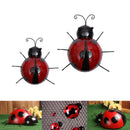 Metal Wall Decor, Wall Art, Wall Sculpture, Ladybug Hanging Decoration,