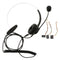 2 Pack Hands-Free Call Center Noise Cancelling Corded Monaural Headset Headphone