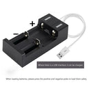 Smart Battery Charger+USB Cable for 18650 26650 14500 10400 Li-ion Battery A