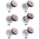Lulaa 6 Colors/Set Nail Mirror Powder Aurora Mirror Flour Electroplating Po