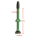6X Mountain Bike Aluminum Alloy Tubeless Presta Valve Stem Replacement