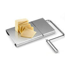 Cheese Butter Slicer Cutter Board Stainless Steel Wire Cutting Dessert Blade FT