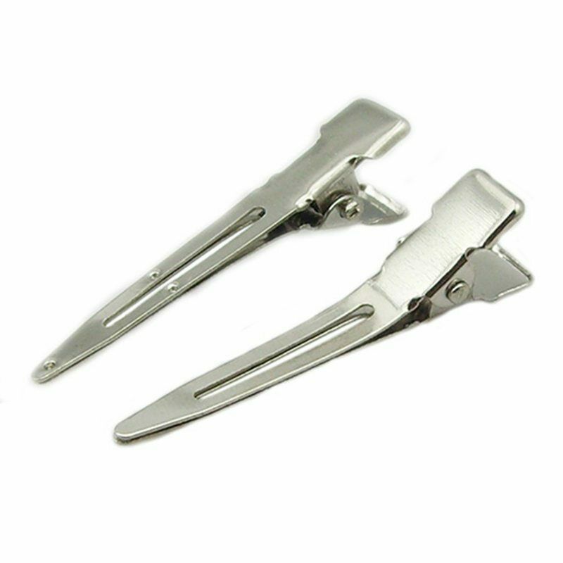 100 pcs Single Prong DIY Hairstyle Alligator Hair Clips (100 pcs) G1Q7