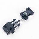 Side Buckle With Whistle Compass Flint Fire Starter Scaper For Paracord Bracelet