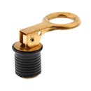Brass Handle Snap Lock Livewell Drain Plug Boat/Marine/Yacht Hardware