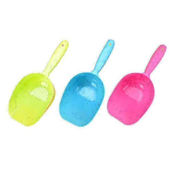 Latest Plastic Pet Dog Cat Bird Rabbit Ferret Food Shovel Pro Scoop Feeder Y1K2