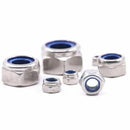 1X(175-Piece Stainless Steel Nylon Lock Nut Assortment Kit, Size Include, M