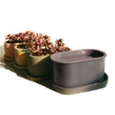 Oval Shape Planter Succulent Plants Concrete Mold DIY Container Mould Flower Pot