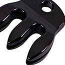 Metal 4/4 3/4 1/4 Violin Mute Silencer for Violinist Students Beginners - Black