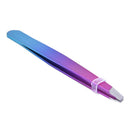 1pcs Stainless Steel Tweezers for Hair Eyebrow Plucker Nail Beauty SlantedF3C