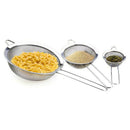 4 pcs. Colander Strainer Colander Strainer Set 7/12/16/22 cm made of stainl M3Q5