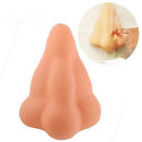 Fun Nose Shaped Bathroom Shower Wall Suction Hook Sanitizer Gel Soap Dispense %o