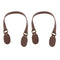 4PCS Bag Handle Handbag Strap Replacements DIY Bag Accessories Black+Brown