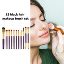 15pcs Makeup Brushes Kit Wood Handle Eyes Face Cosmetic Beauty Pens (120)