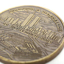US 11 September 2001 911 Bronze Plated Commemorative Coin Metal Challenge CoinM&