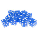 10 Piece D6 Dice Playing Games for Dungeons and Dragons MTG RPG Gaming 16mm Blue