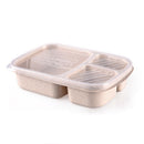 New Natural Material Lunch Bento Box Food Heated Thermos Container Kitchen