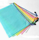 12x A4 Zipper Bags Zip File Storage Document Folder Protective Sleeve Green