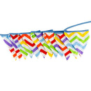 12 Flags 3.2m Rainbow Wavy Party Wedding Pennant Bunting Banner Decor