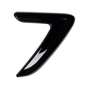 1 Pair Black Side Wing Air Flow Fender Cover Fit for BMW X5 F15 2014-2016