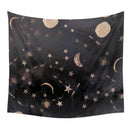 Fashion Home Living Wall Decor Space Moon Starry Sky Tree Printing Hanging