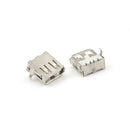 20pcs USB SMD 4Pin A Type Female Socket Jack Connector 90 degree Charging FT