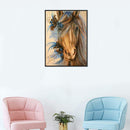 5D DIY Full Drill Diamond Painting Horse Head Cross Stitch Embroidery Kits 40x30
