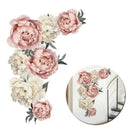 1Pc Pink Peony Flower Blossom Wall Stickers Kids Art Baby Nursery Decor Mur