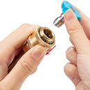 Pressure Washer Nozzle Tips Set, Quick Connector Pivoting Adapter Coupler w