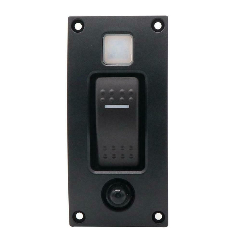 1 Gang Boat Marine RV Truck Switch Panel ON-OFF Rocker Switch w/ Circuit Breaker