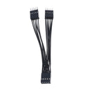 9Pin HD Audio 1 to 2 Port Multiplier Y Splitter Male to Female Extension Cable