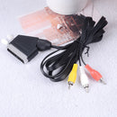 High quality 1.5m rgb scart to 3 RCA audio video cable for nes  Z