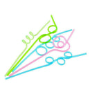 Children's curly party straws, crazy party straw curling novel straws, for