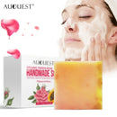 Auquest Organic Papaya Rose Soap Moisturizing Vitamin Whitening Firming Nat